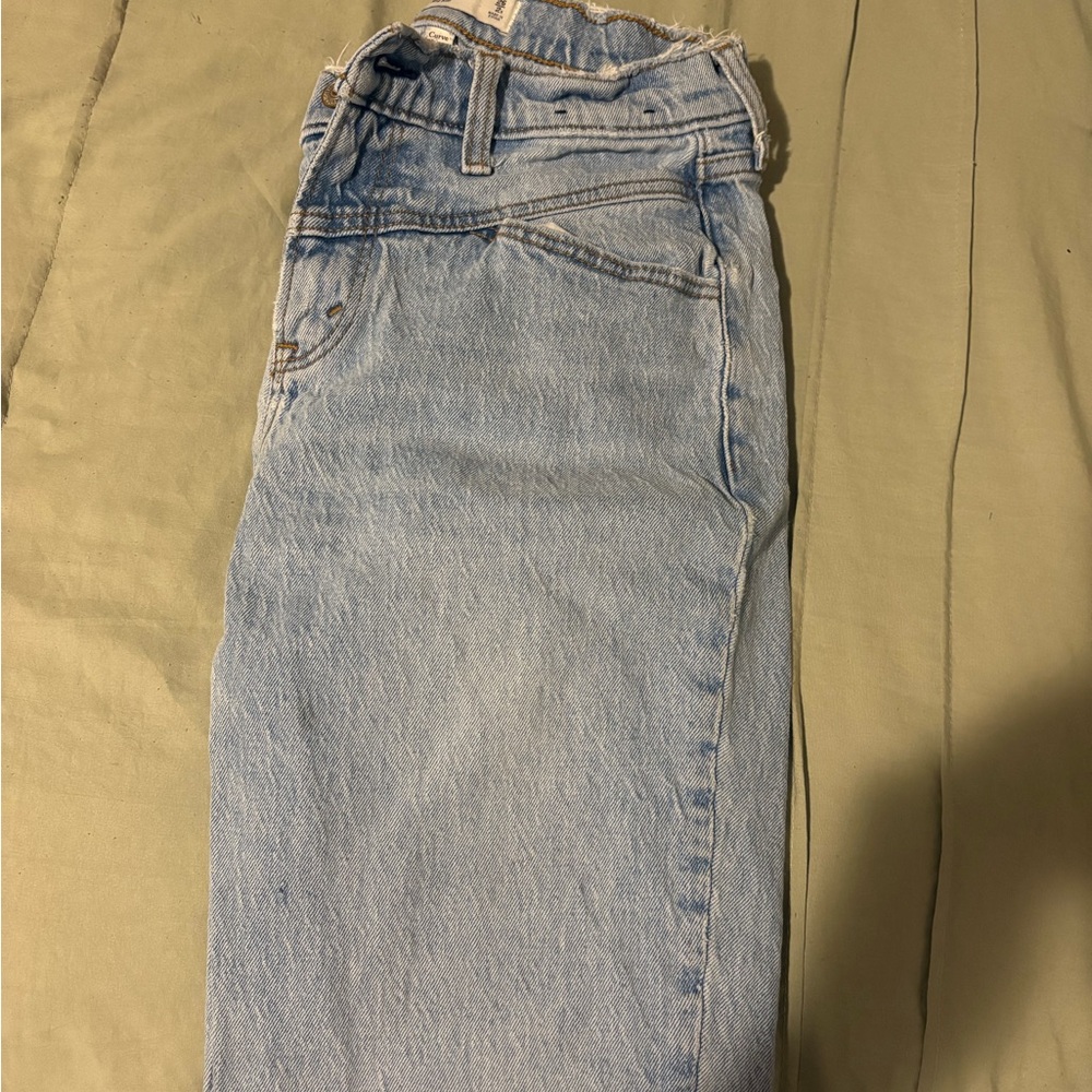 Abercrombie & Fitch Light Blue Straight Leg Jeans